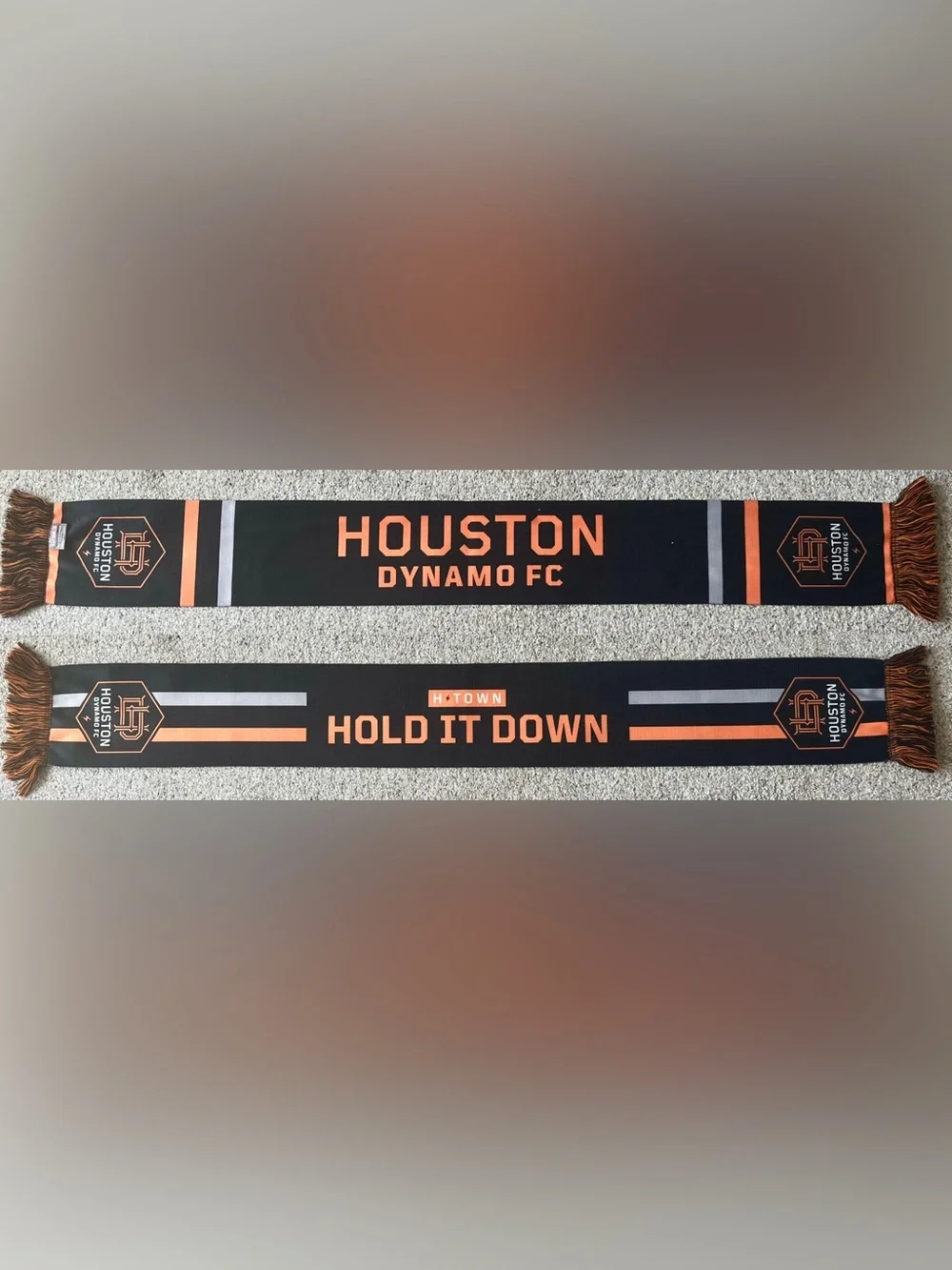 Houston Dynamo H Town Hold It Down Soccer Scarf